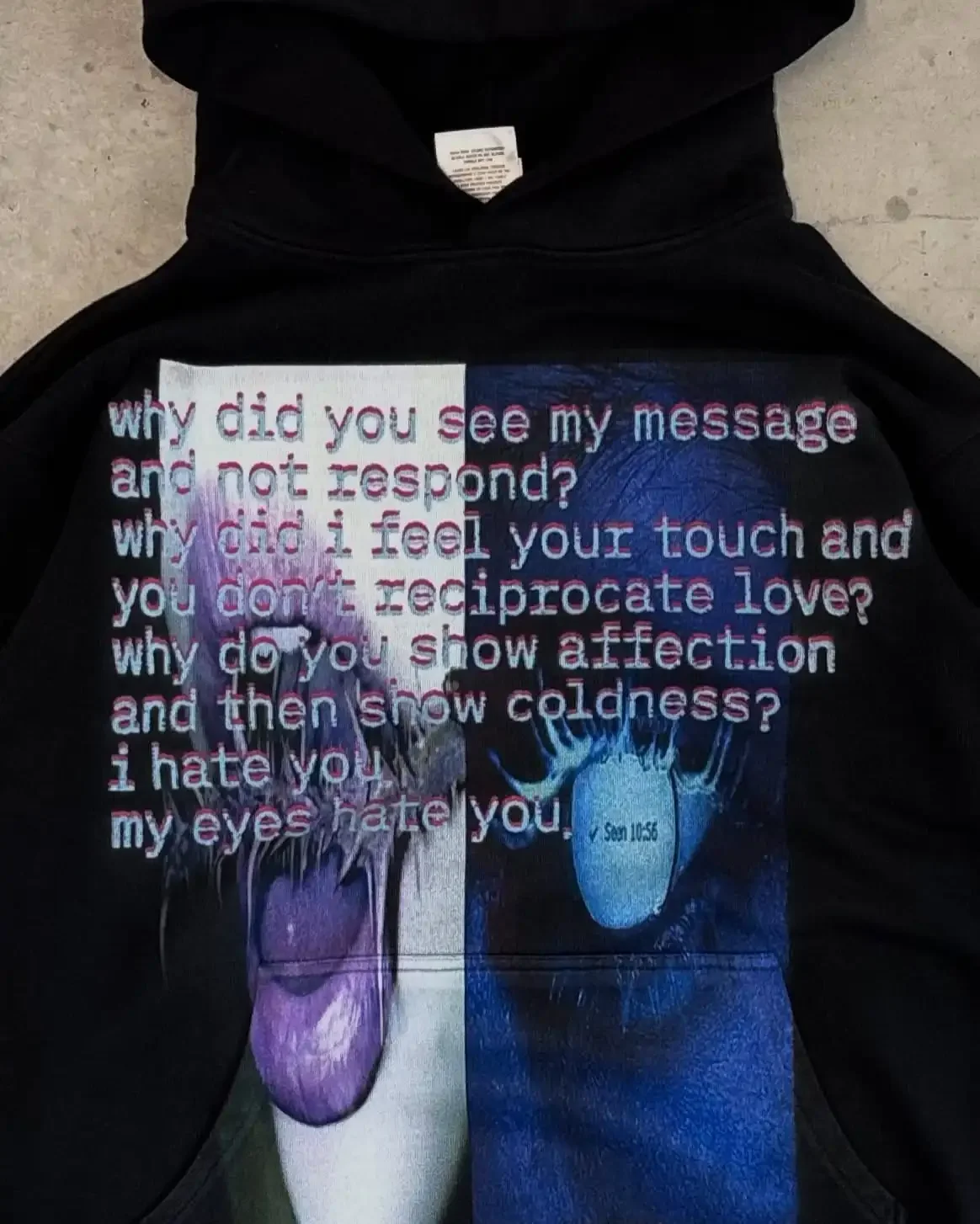 Y2K Retro Grunge Hip Hop Zip Up Hoodie Gothic Pattern Oversized Loose Sweatshirts Harajuku Women Streetwear Fashion Men Clothing