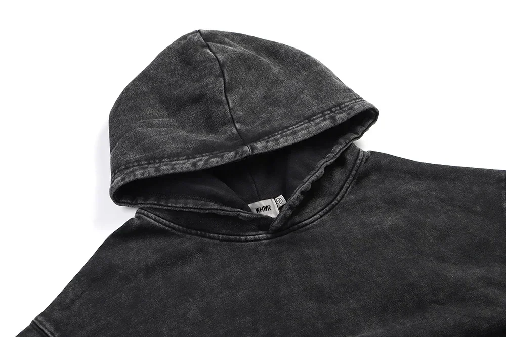 Korn Rock Band Vintage Washed Hoodies Korn Rock Hooded Sweatshirts Punk Oversized Long Sleeves Fashion Casual Pullover Unisex