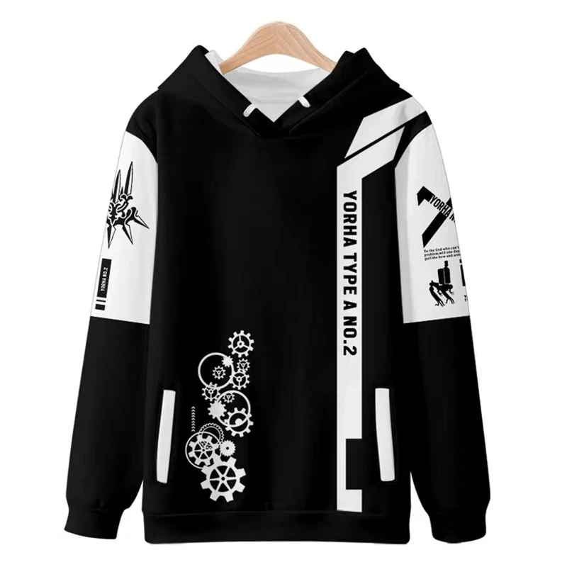 Game NieR:Automata 3D Printing Men/Women Fashion Harajuku Hoodies Sweatshirt Long Sleeve Pullover / T-Shirt/Pants/Shorts/Kimono