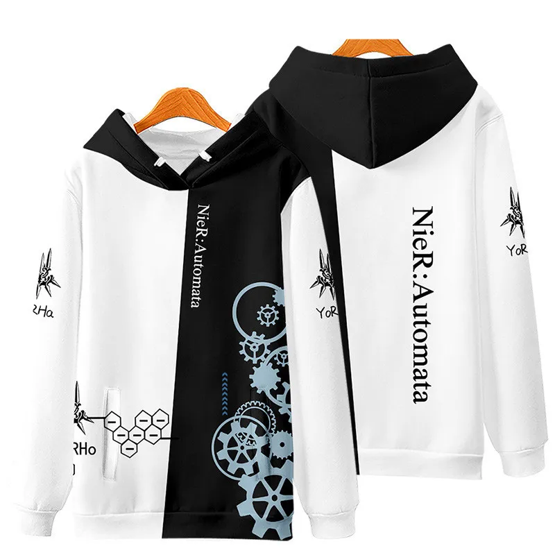 Game NieR:Automata 3D Printing Men/Women Fashion Harajuku Hoodies Sweatshirt Long Sleeve Pullover / T-Shirt/Pants/Shorts/Kimono