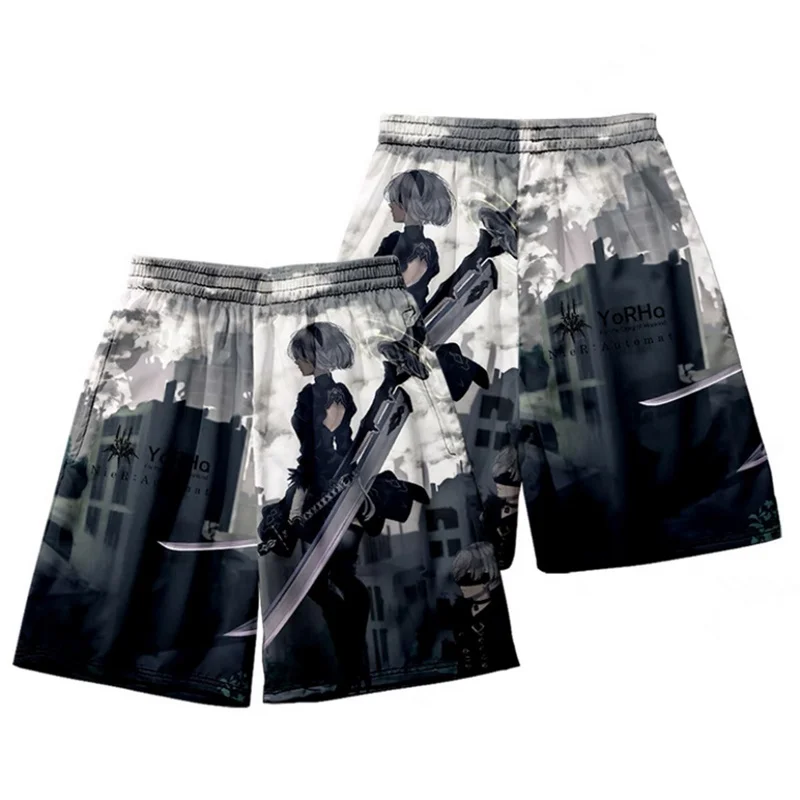 Game NieR:Automata 3D Printing Men/Women Fashion Harajuku Hoodies Sweatshirt Long Sleeve Pullover / T-Shirt/Pants/Shorts/Kimono