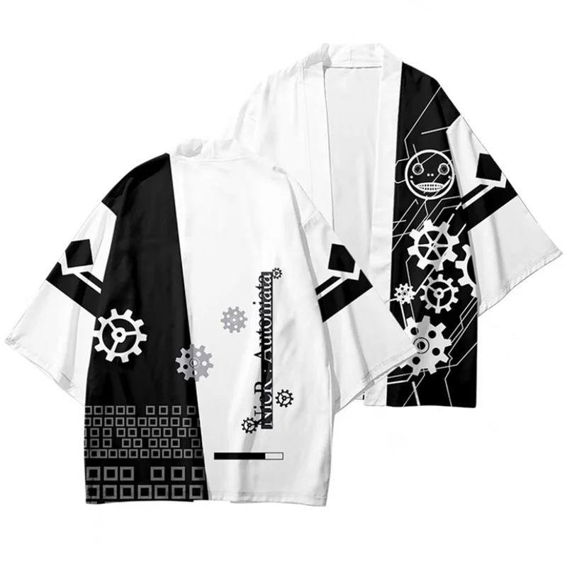 Game NieR:Automata 3D Printing Men/Women Fashion Harajuku Hoodies Sweatshirt Long Sleeve Pullover / T-Shirt/Pants/Shorts/Kimono