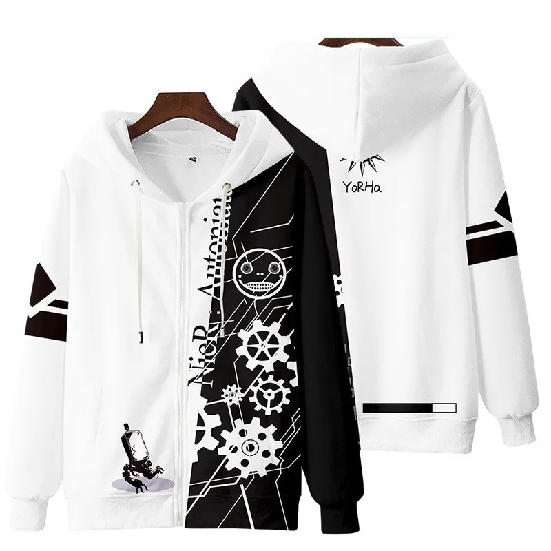Game NieR:Automata 3D Printing Men/Women Fashion Harajuku Hoodies Sweatshirt Long Sleeve Pullover / T-Shirt/Pants/Shorts/Kimono