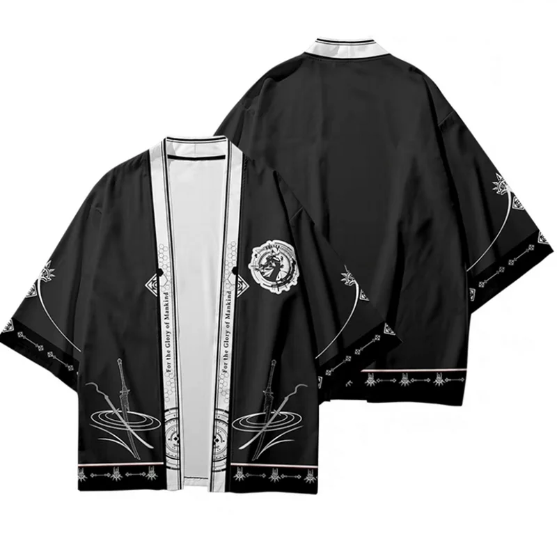 Game NieR:Automata 3D Printing Men/Women Fashion Harajuku Hoodies Sweatshirt Long Sleeve Pullover / T-Shirt/Pants/Shorts/Kimono