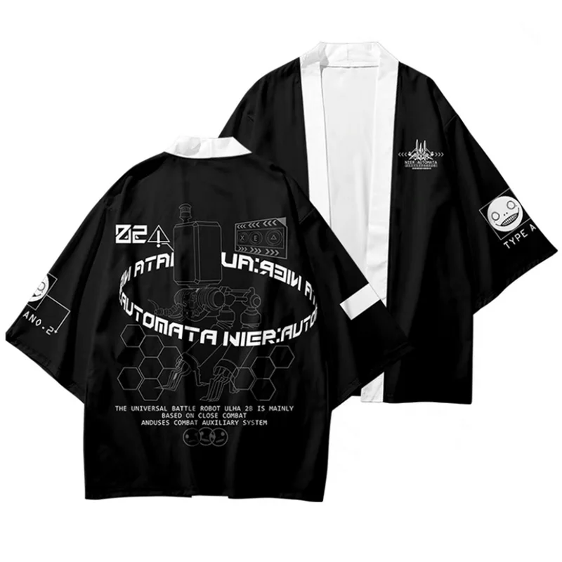 Game NieR:Automata 3D Printing Men/Women Fashion Harajuku Hoodies Sweatshirt Long Sleeve Pullover / T-Shirt/Pants/Shorts/Kimono