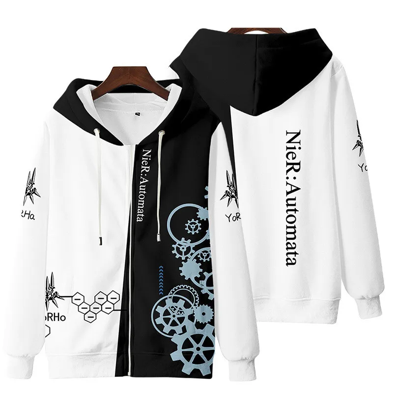 Game NieR:Automata 3D Printing Men/Women Fashion Harajuku Hoodies Sweatshirt Long Sleeve Pullover / T-Shirt/Pants/Shorts/Kimono