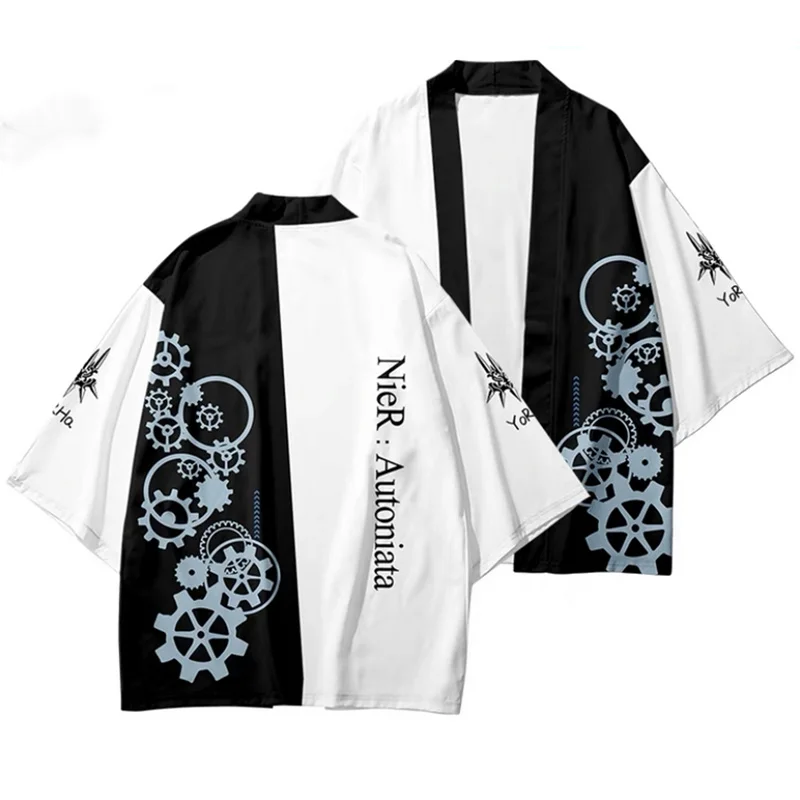Game NieR:Automata 3D Printing Men/Women Fashion Harajuku Hoodies Sweatshirt Long Sleeve Pullover / T-Shirt/Pants/Shorts/Kimono