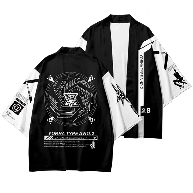 Game NieR:Automata 3D Printing Men/Women Fashion Harajuku Hoodies Sweatshirt Long Sleeve Pullover / T-Shirt/Pants/Shorts/Kimono