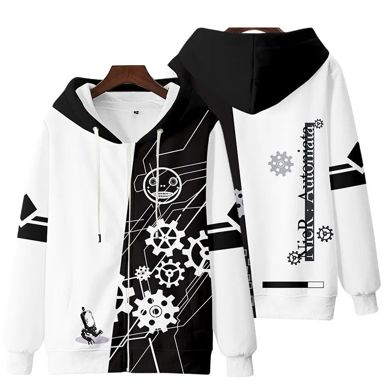 Game NieR:Automata 3D Printing Men/Women Fashion Harajuku Hoodies Sweatshirt Long Sleeve Pullover / T-Shirt/Pants/Shorts/Kimono