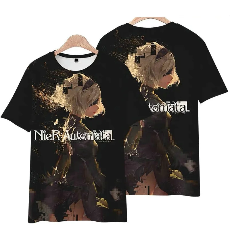 Game NieR:Automata 3D Printing Men/Women Fashion Harajuku Hoodies Sweatshirt Long Sleeve Pullover / T-Shirt/Pants/Shorts/Kimono