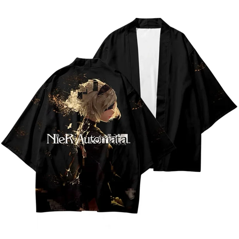 Game NieR:Automata 3D Printing Men/Women Fashion Harajuku Hoodies Sweatshirt Long Sleeve Pullover / T-Shirt/Pants/Shorts/Kimono