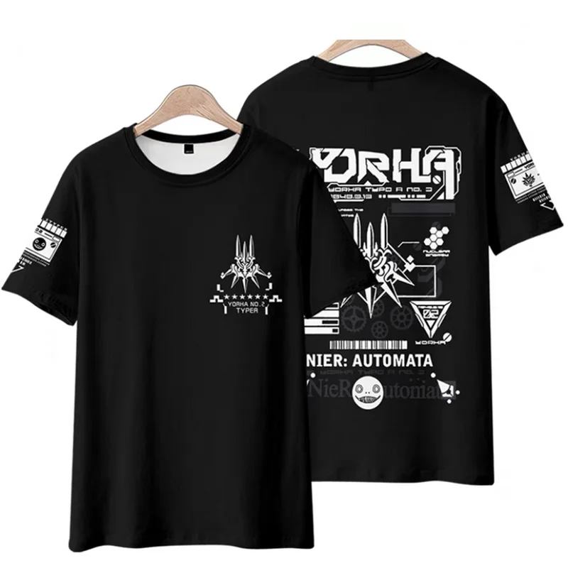 Game NieR:Automata 3D Printing Men/Women Fashion Harajuku Hoodies Sweatshirt Long Sleeve Pullover / T-Shirt/Pants/Shorts/Kimono