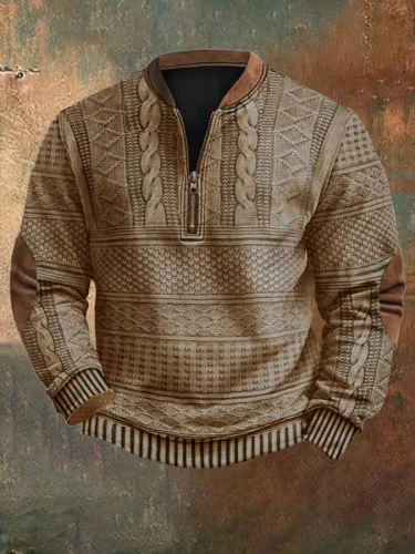 2026 Spring Autumn 3D Printed Sweatshirts Men's Outdoor Casual Long Sleeve Hoodies Stand Collar Pullover Tops Youth Men Sweaters