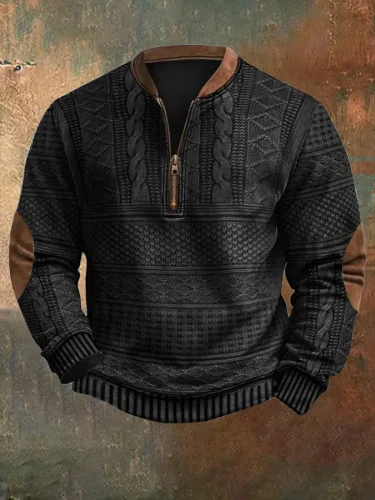 2026 Spring Autumn 3D Printed Sweatshirts Men's Outdoor Casual Long Sleeve Hoodies Stand Collar Pullover Tops Youth Men Sweaters