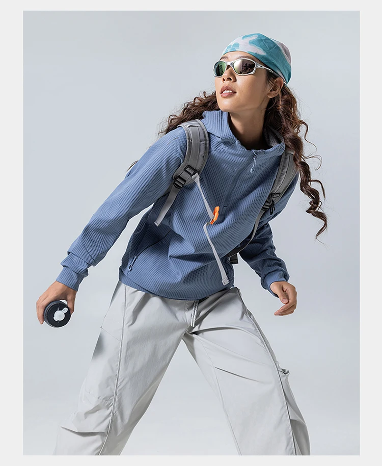 Outdoor Sport Hoodie Men Women Loose Casual Pullover Hooded Sweatshirts Couple Quick Dry Long Sleeve T Shirt Tops