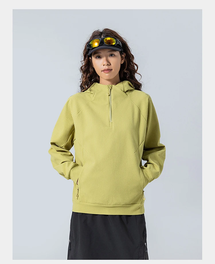 Outdoor Sport Hoodie Men Women Loose Casual Pullover Hooded Sweatshirts Couple Quick Dry Long Sleeve T Shirt Tops