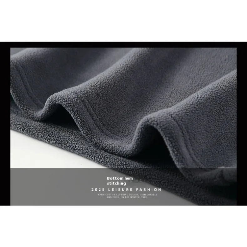Autunm Winter Polar Fleece Sweatshirt for Men Thick Warm Stand Up Collar Half Zip Casual Base Layer Man Long Sleeve Sweater Man