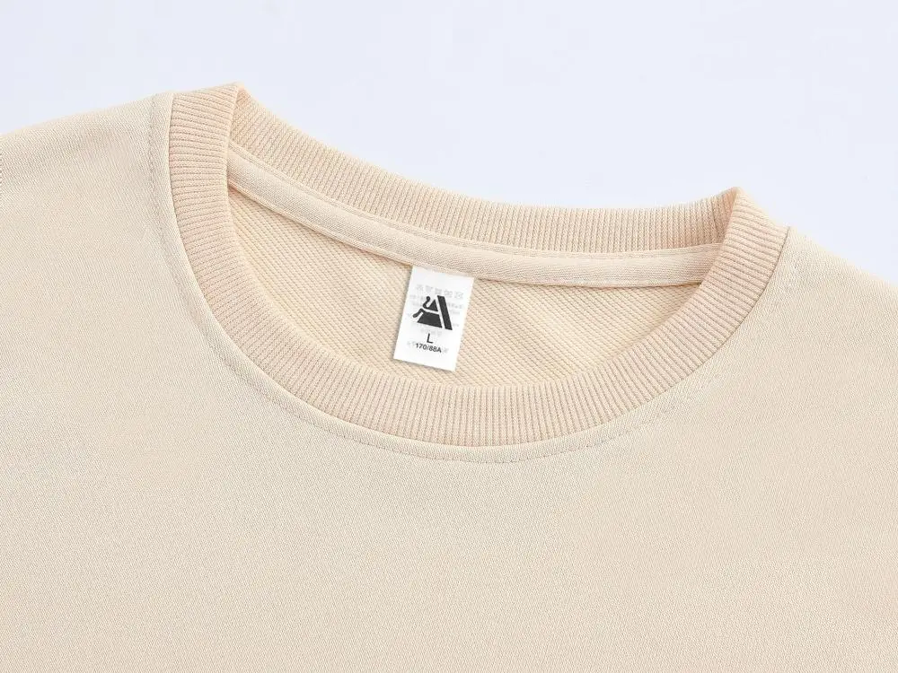 European Size Sweatshirts (XXXS-2XL) Free Logo Printing (1-Piece Minimum) 100% Polyester Thin Sweatshirts Lightweight SS-BMY351