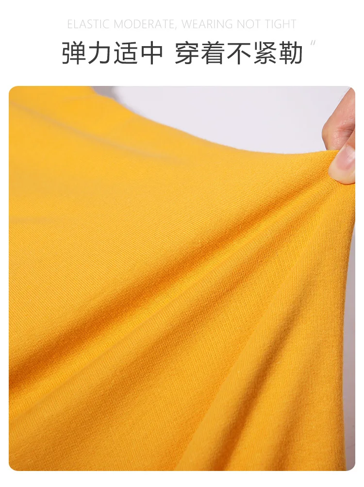 260g 100% Cotton Men's Hoodless Sweater Pullovers Sweatshirts Men Loose Solid Color Warm O Neck Tops Hip Hop Y2k Sweatshirt Tops