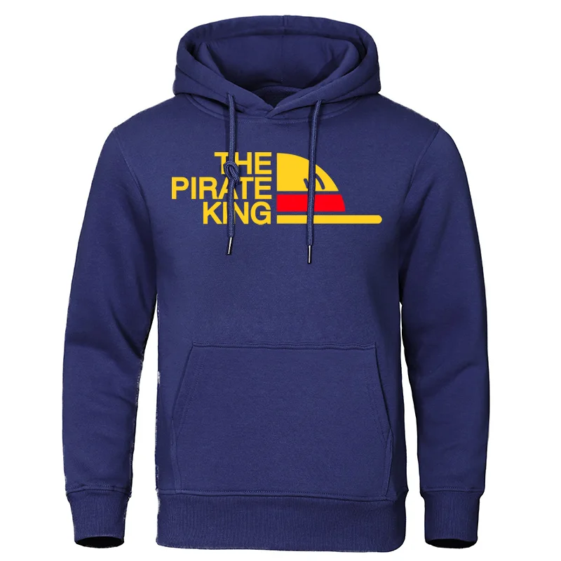 THE PIRATE KING Hoodies For Man 2019 Autumn Winter Fleece Sweatshirts Japanese Anime Men's Hoodie Streetwear Brand Pullover