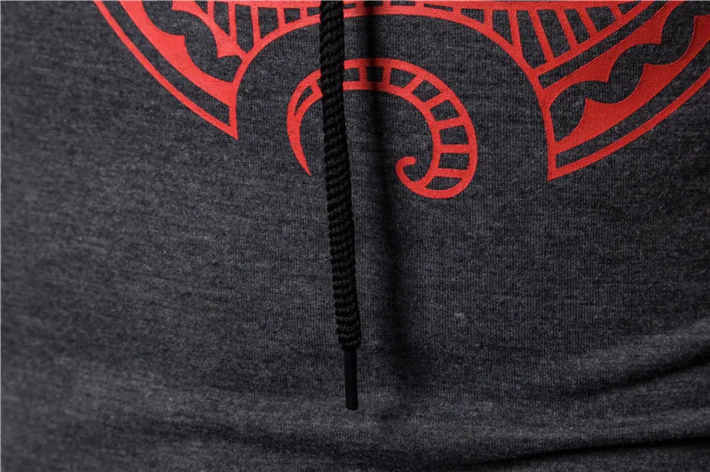 Men Trend With Mask Hood Sweatshirt Elastic Fitness Tattoo Print Hooded Sweat Homme Mens Hip Hop Sudadera Ninja Suit Streetwear