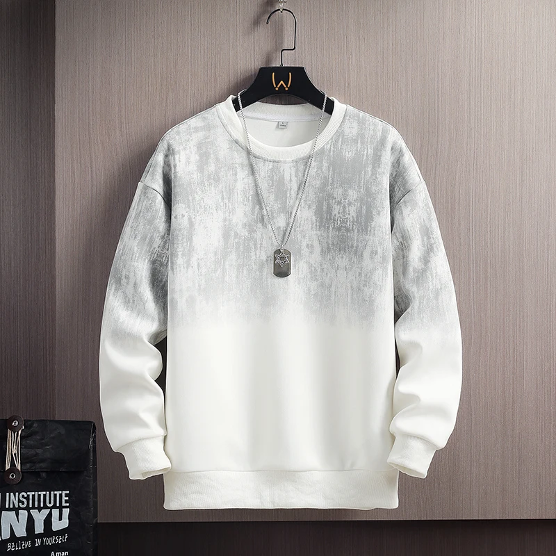 Autumn Spring 2025 Hoodies Sweatshirt For Men's Hip Hop Punk Pullover Streetwear Casual Fashion Clothes OverSize 4XL