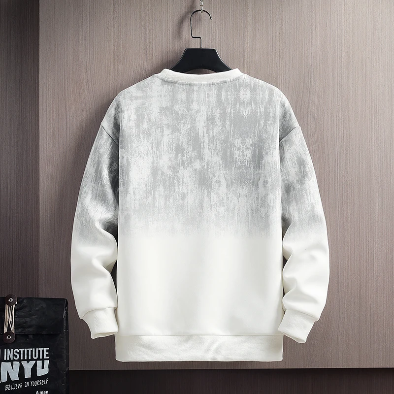 Autumn Spring 2025 Hoodies Sweatshirt For Men's Hip Hop Punk Pullover Streetwear Casual Fashion Clothes OverSize 4XL