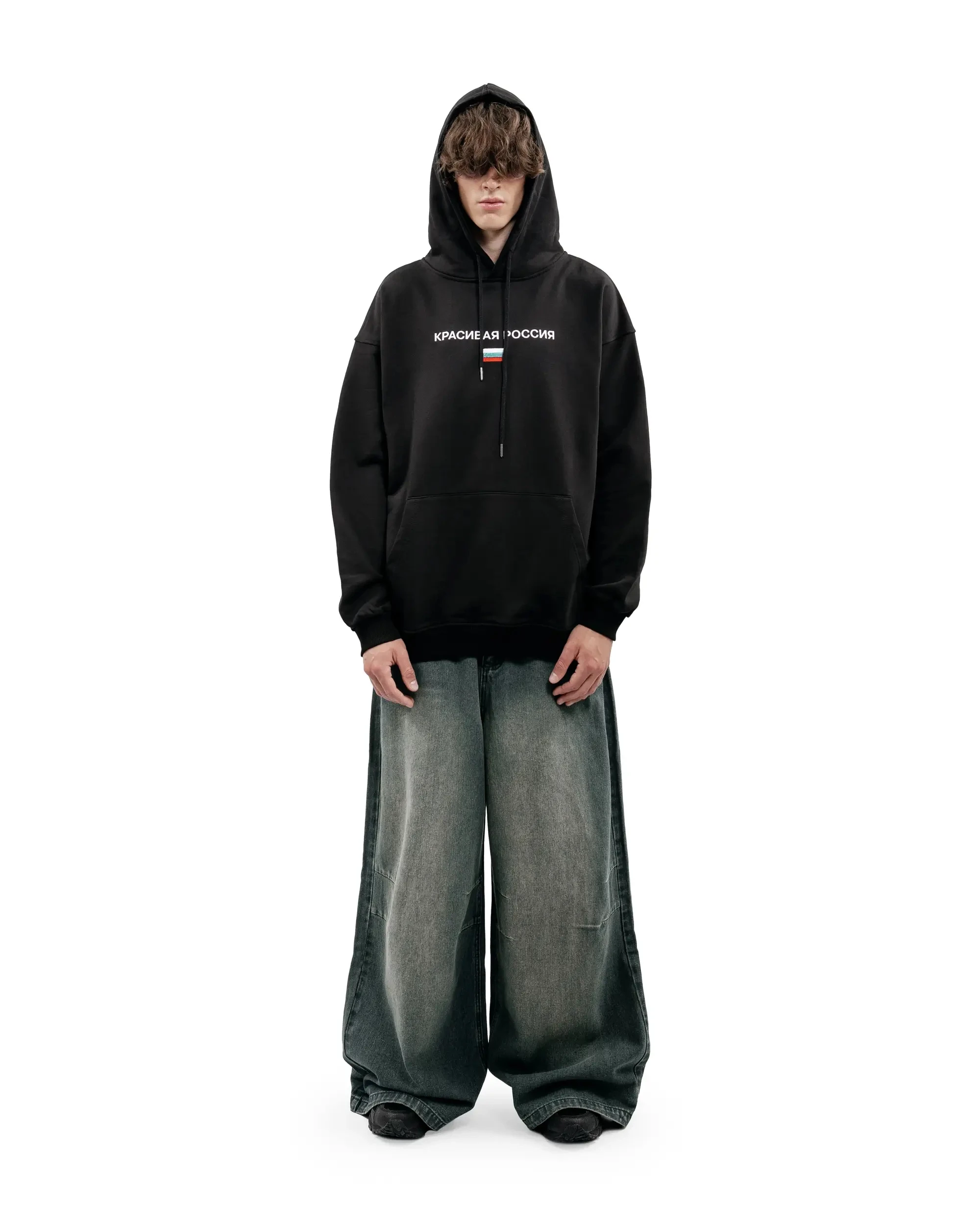 Harajuku Oversized Streetwear Pullover Men Hoodies Russia Graphic Print Hooded Sweatshirt Hip Hop Aesthetic Top Goth Y2k Clothes