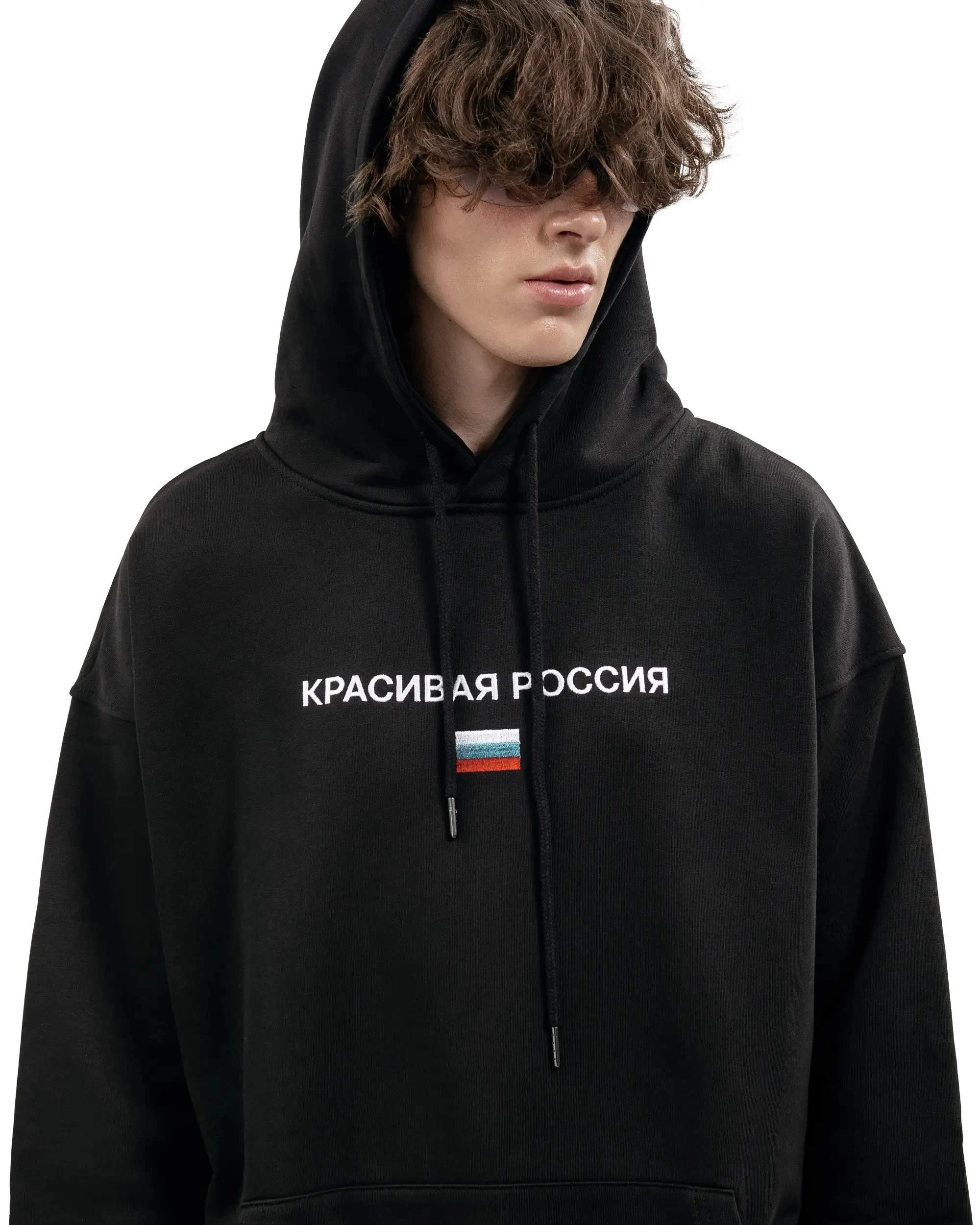 Harajuku Oversized Streetwear Pullover Men Hoodies Russia Graphic Print Hooded Sweatshirt Hip Hop Aesthetic Top Goth Y2k Clothes