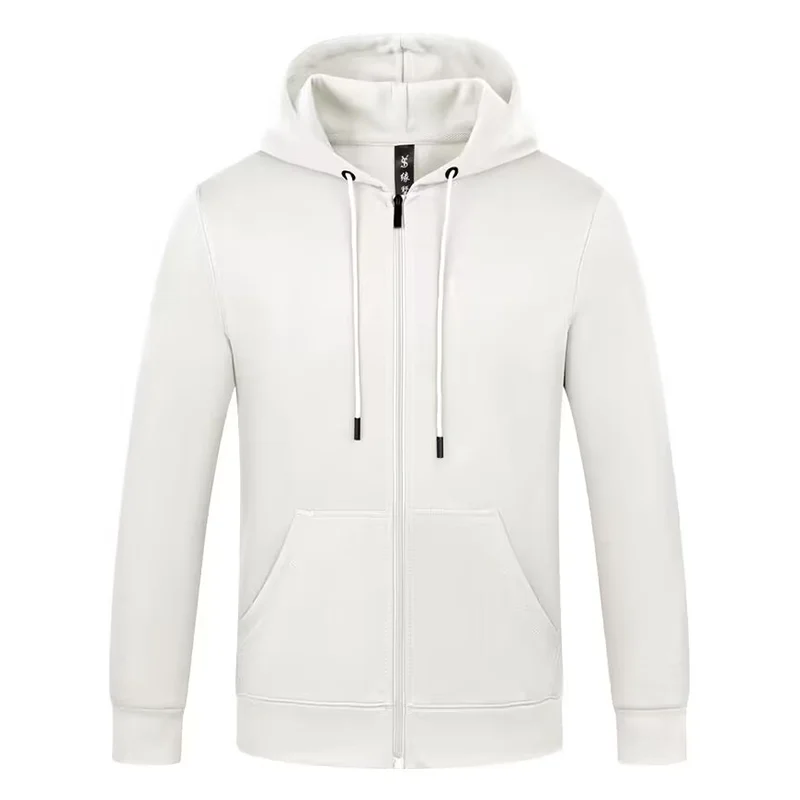 Customized/Designed Logo Zipper Hoodie Men's and Women's Long Sleeve Polyester Hoodie Printed Logo Casual Team Advertising Top
