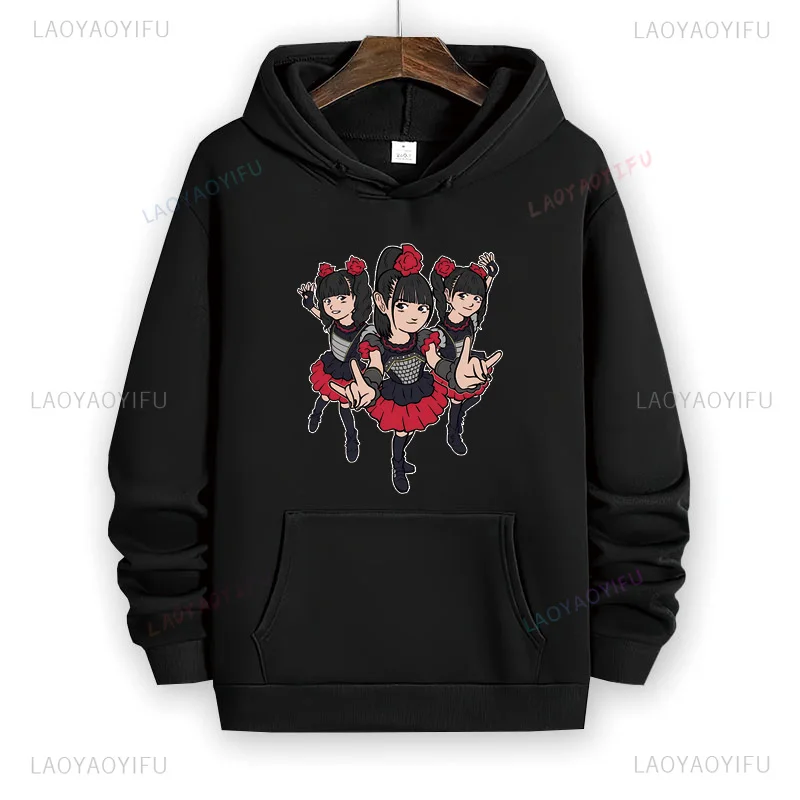 Babymetal Metal Galaxy Japan Death Metal Band Hoodies Men Casual Hoodies Pullovers Couple Streetwear New Autumn winter Hoodies