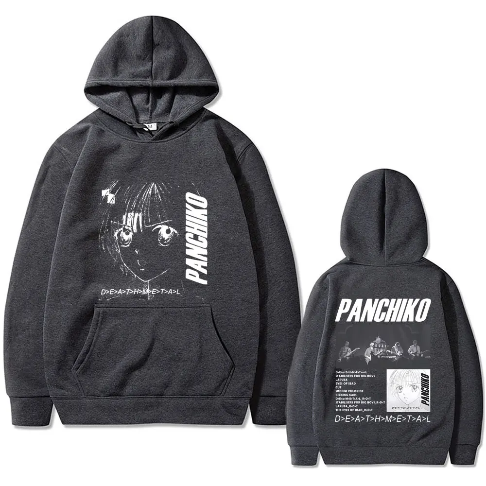 Rock Band Panchiko DEATHMETAL Album Graphic Hoodie Men Women Gothic Vintage Oversized Sweatshirt Men's Fleece Cotton Hoodies