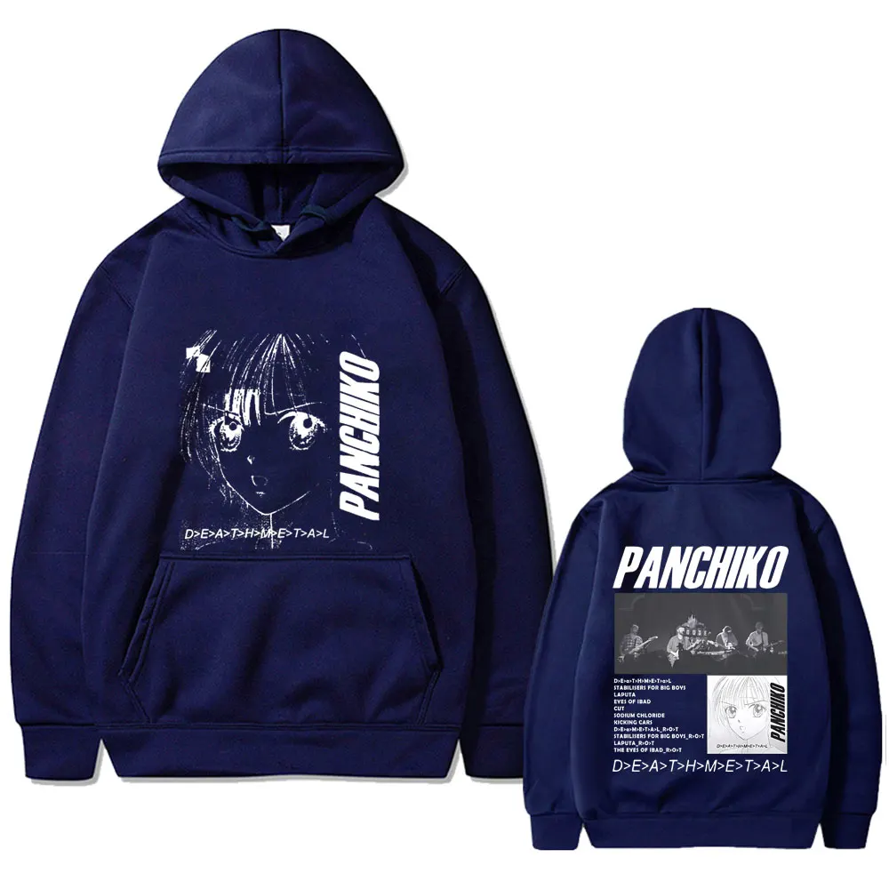 Rock Band Panchiko DEATHMETAL Album Graphic Hoodie Men Women Gothic Vintage Oversized Sweatshirt Men's Fleece Cotton Hoodies