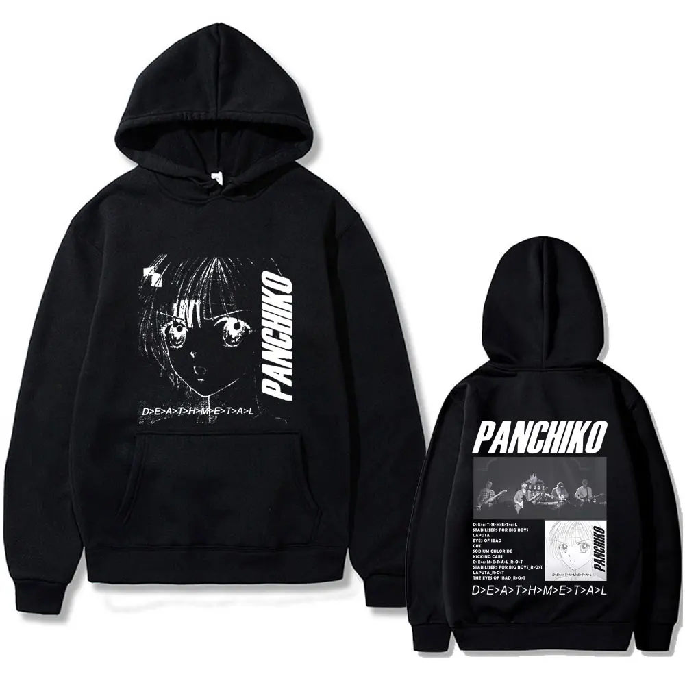 Rock Band Panchiko DEATHMETAL Album Graphic Hoodie Men Women Gothic Vintage Oversized Sweatshirt Men's Fleece Cotton Hoodies