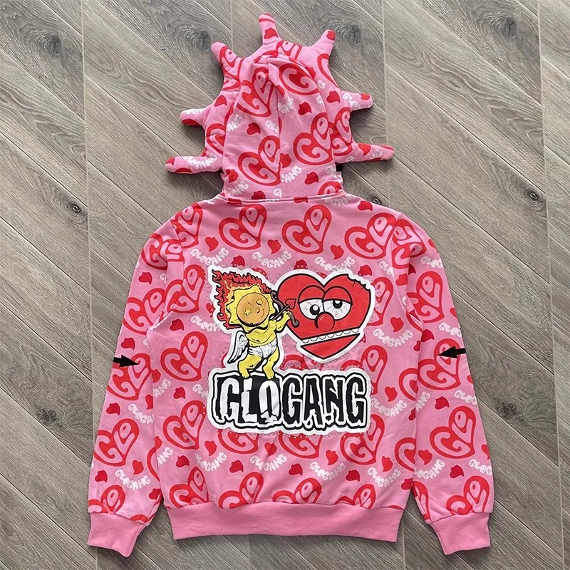 Glo Gang Hoodie Sweatshirts Wholesale Link with High Quality Same as in the Picture. Contact Customer Service for QC Videos