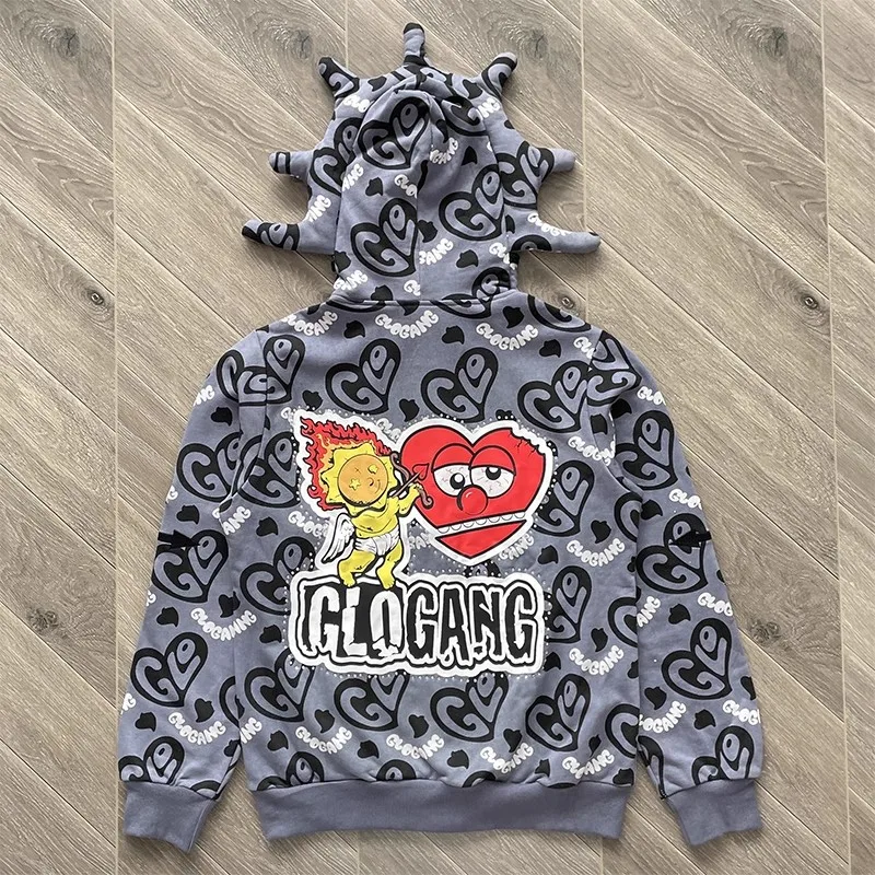 Glo Gang Hoodie Sweatshirts Wholesale Link with High Quality Same as in the Picture. Contact Customer Service for QC Videos