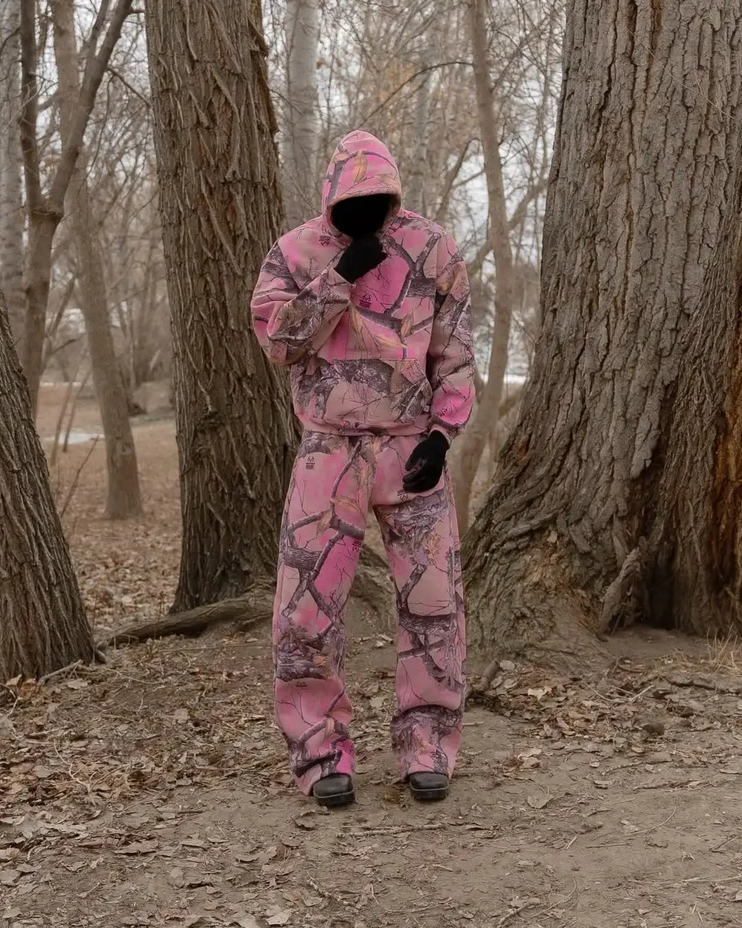 Y2K Retro Hoodie Men Camouflage Pattern Pink Sweatshirt High Street Hip Hop Streetwear Oversized Unisex Gothic Camo Hoodie Women