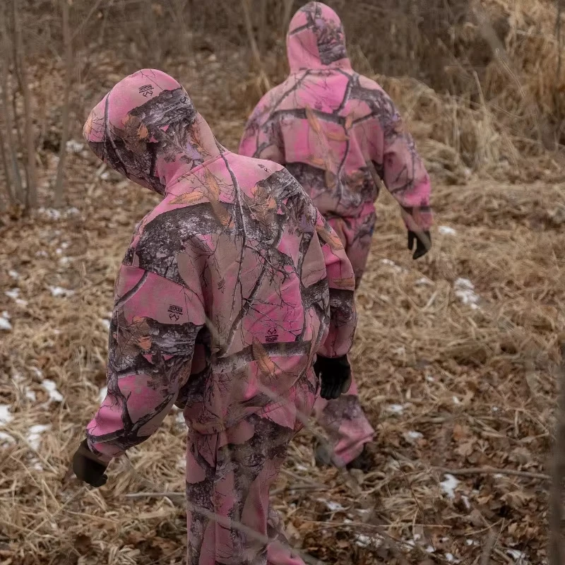 Y2K Retro Hoodie Men Camouflage Pattern Pink Sweatshirt High Street Hip Hop Streetwear Oversized Unisex Gothic Camo Hoodie Women