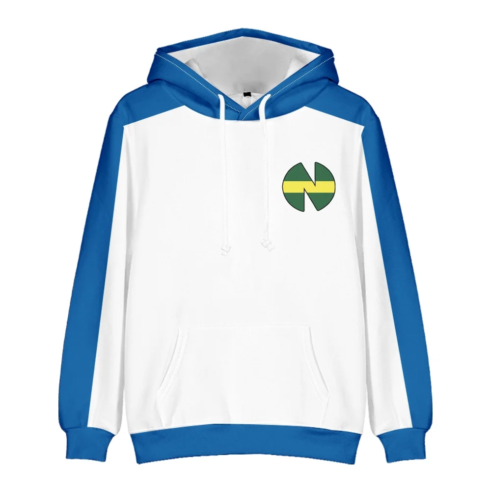 3D Print Anime Captain Tsubasa Ozora Tsubasa Kojiro Hyuga Costume Unisex Hoodie Zipper Hooded Jacket Soccer Jerseys Uniform