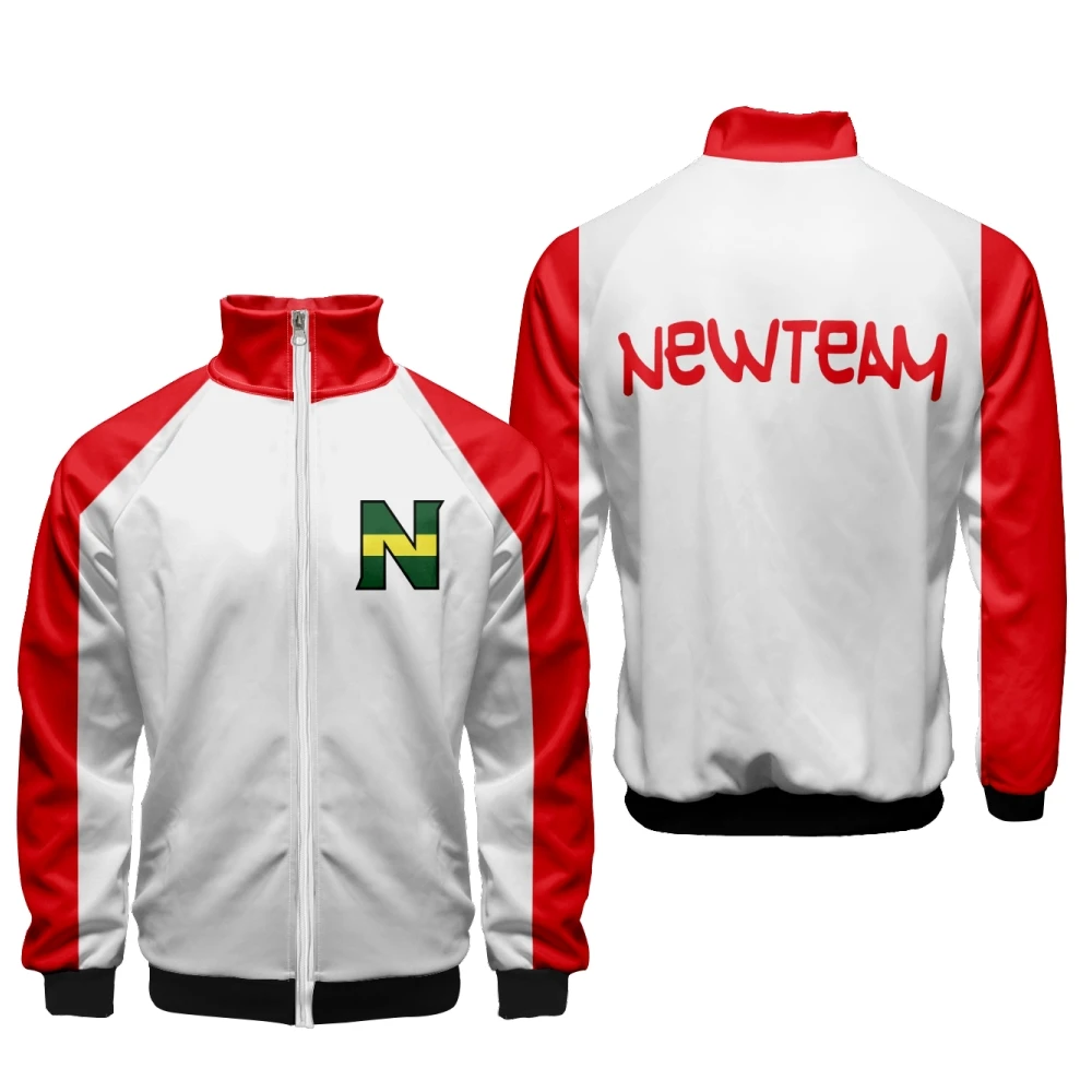 3D Print Anime Captain Tsubasa Ozora Tsubasa Kojiro Hyuga Costume Unisex Hoodie Zipper Hooded Jacket Soccer Jerseys Uniform