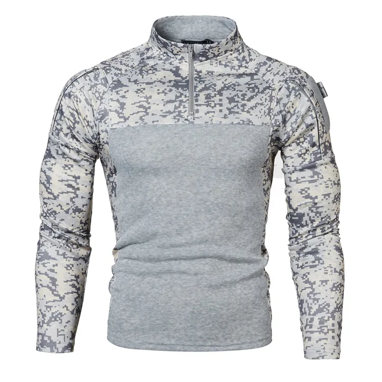 2024 New Men's Shirt Men Uniform Camouflage hoodie Clothes Jogging Sweatshirt long sleeve