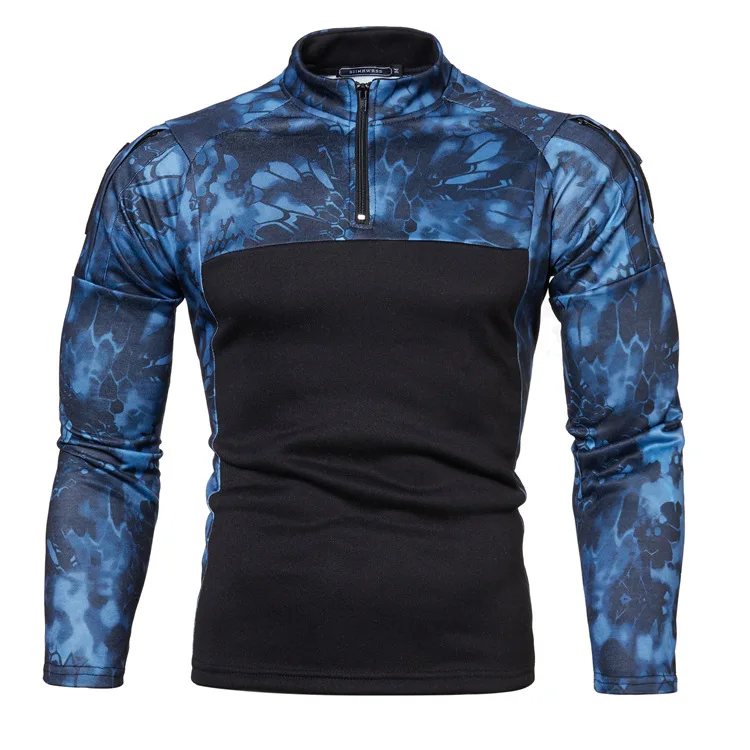 2024 New Men's Shirt Men Uniform Camouflage hoodie Clothes Jogging Sweatshirt long sleeve