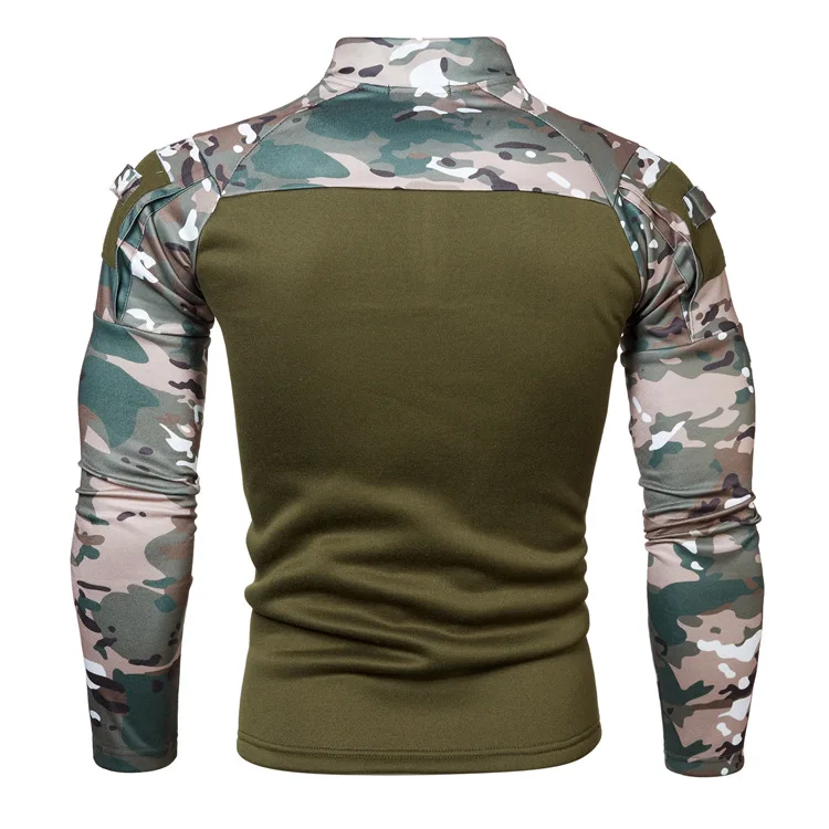 2024 New Men's Shirt Men Uniform Camouflage hoodie Clothes Jogging Sweatshirt long sleeve