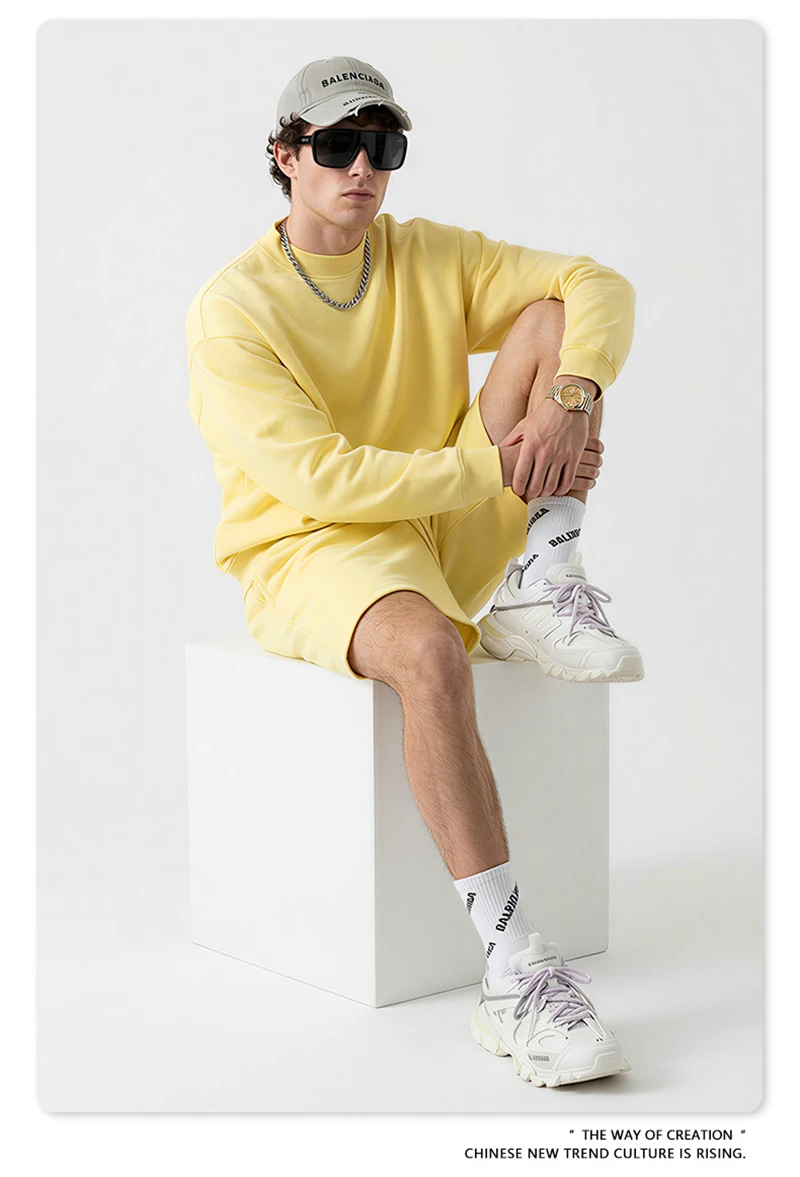 ZODF New Winter Man 345gsm Loose Fit Fleece Sweatshirt Unisex Cusual Boxy Warm Half Turtleneck Pullovers HY1181