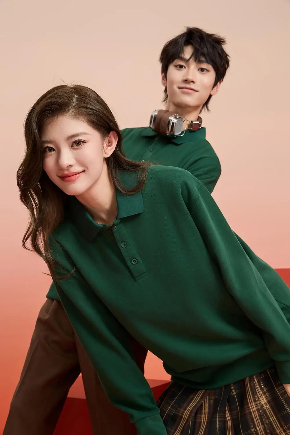 customized LOGO Premium Cozy Quarter Sweatshirts Unisex 310 gsm Velvet Polo Collar Quality Cotton Mens Sweatshirts LS-GT2516