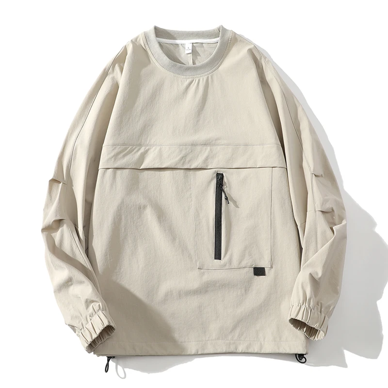 Autumn Spring 2024 Hoodies Sweatshirt For Men's Black White Hip Hop Punk Pullover Streetwear Casual Fashion Clothes OverSize 5XL