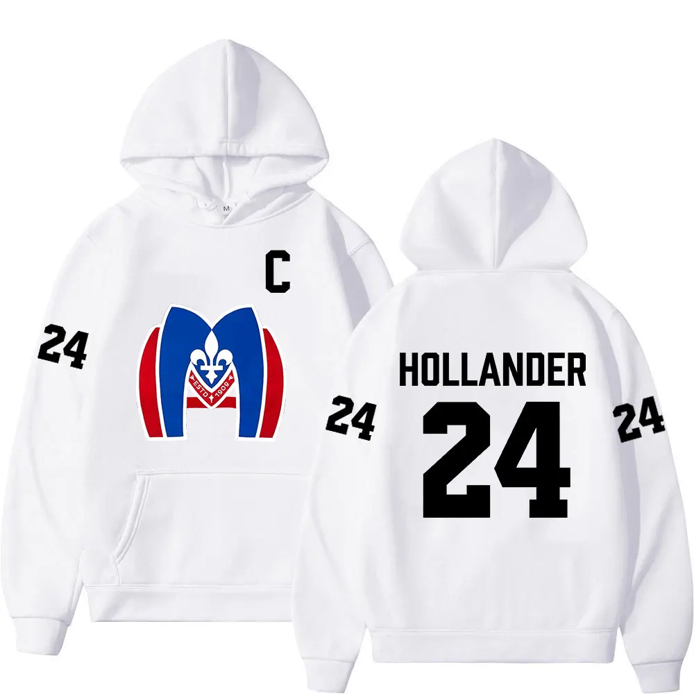 Heated Rivalry Shane Hollander 24 Montreal Metros Hoodies Men's Women Hip Hop Fashion Sweatshirts Casual Long Sleeves Pullovers