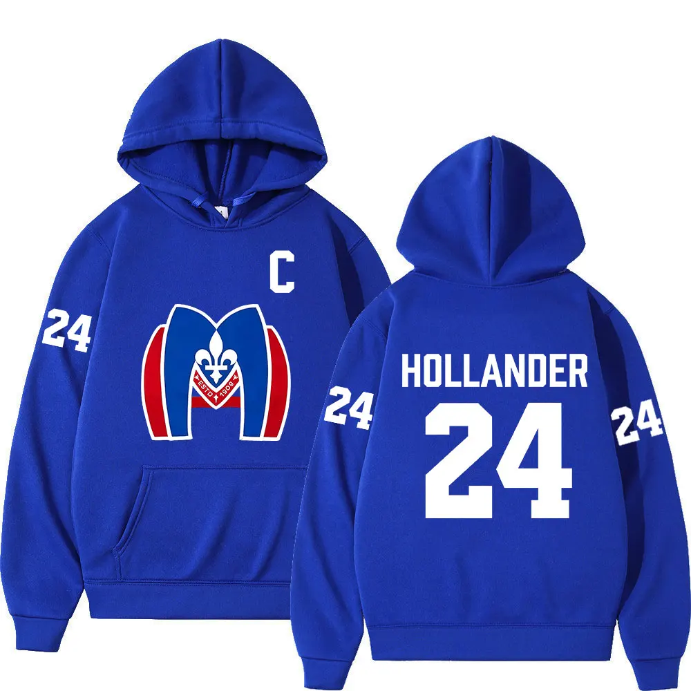 Heated Rivalry Shane Hollander 24 Montreal Metros Hoodies Men's Women Hip Hop Fashion Sweatshirts Casual Long Sleeves Pullovers