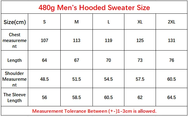2025 New Thick 480gsm 100% Cotton Hooded Hoodies For Men Unisex Winter Oversized Loose Basic Solid Sweatshirts Pullovers Coats
