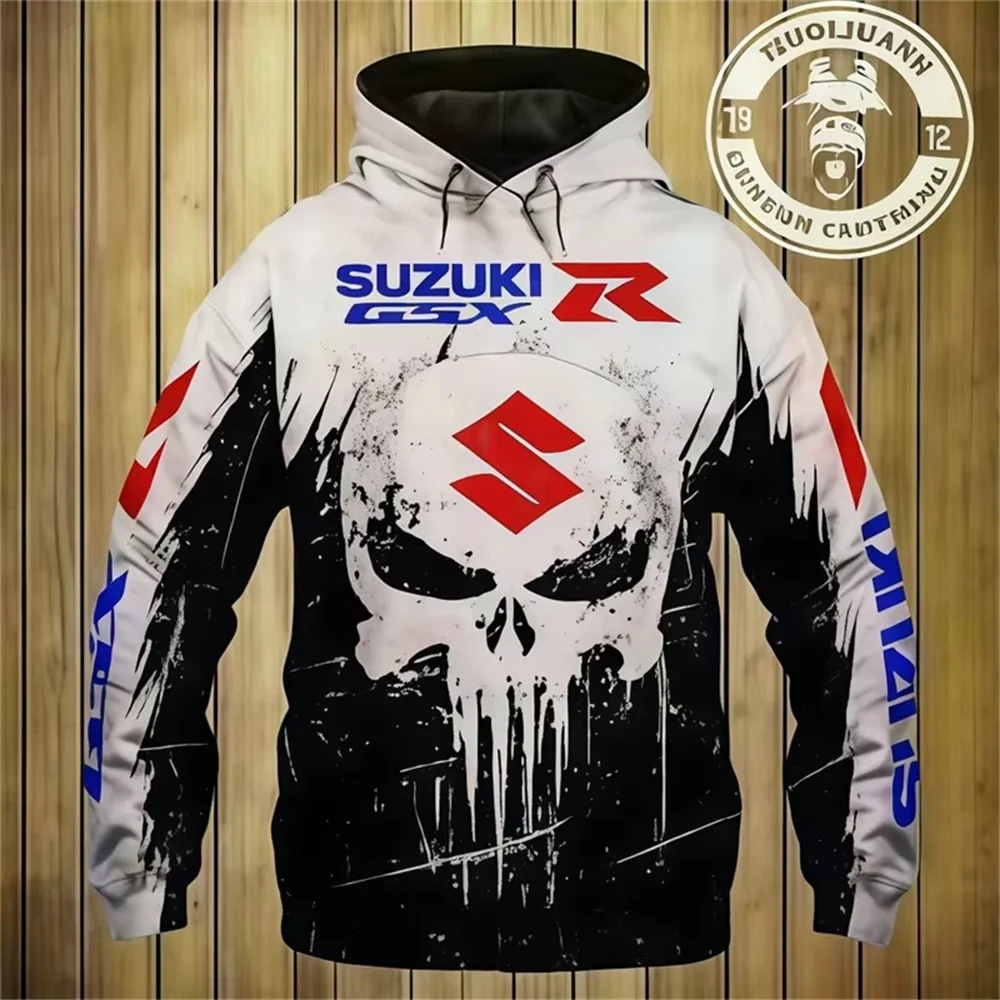 Suzuki 3D Print Men's Sports Hoodie Fashion Street Casual Men's Sweatshirt Jacket 2026